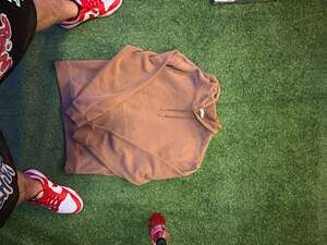 DSG Men's Cotton Blend Fleece Pullover Hoodie - Brown